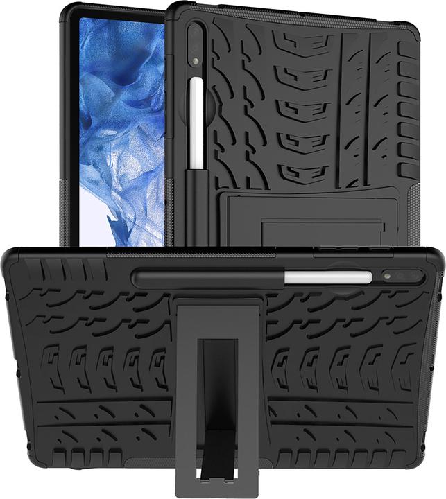 Cazy Extreme Case Kompatibel mit Samsung Galaxy Tab S8+ - Hülle Hybrid Kunststoff - (Galaxy Tab S8+)
