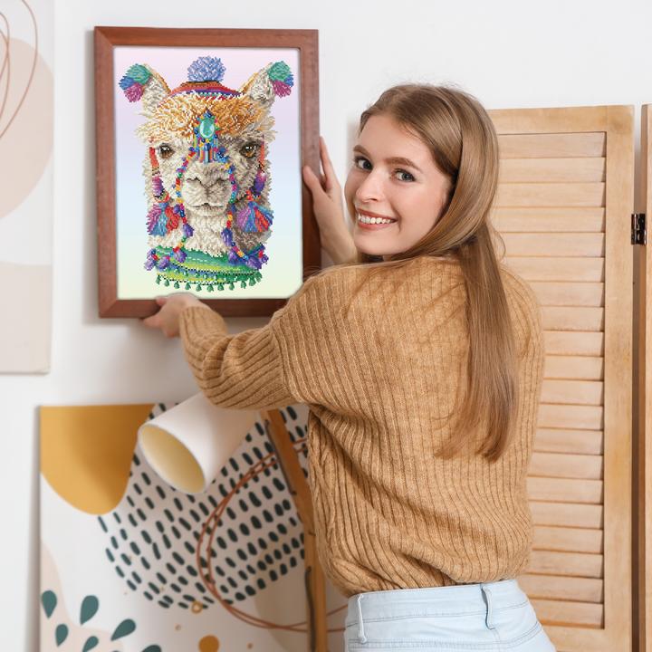 Actual product image Diamond Dotz Diamond Painting Bohemian Alpaka