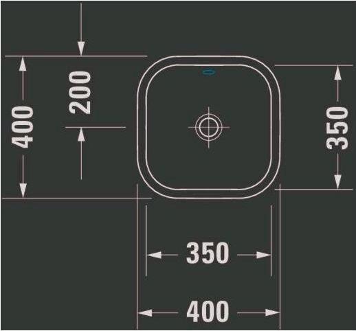 Produktbild Duravit Aufsatzbecken HAPPY D.2 m ÜL o HLB 400x400mm geschli o HL weiss (400 mm, 400 mm)
