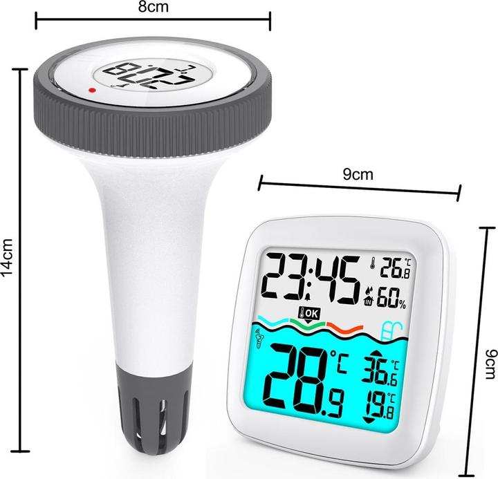 Produktbild Greenblue Poolthermometer mit Wetterstation GB216