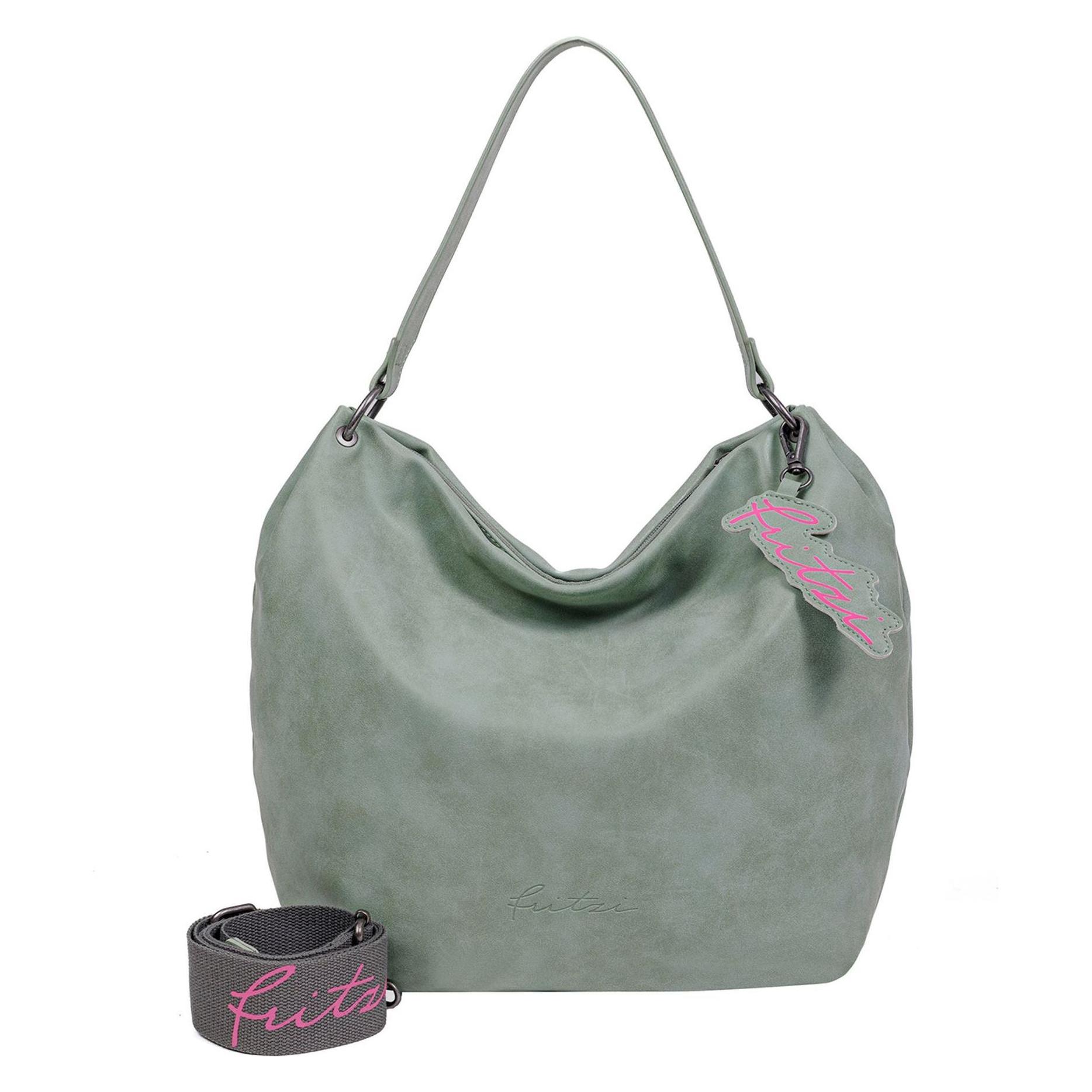Fritzi Aus Preußen, Handtasche, Joshi02 Vintage Schultertasche 32.5 Cm, Grün