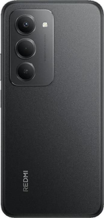 Actual product image Xiaomi Redmi 15 4G (128 GB, Midnight Black, 6.90", Hybrid Dual SIM, 4G)