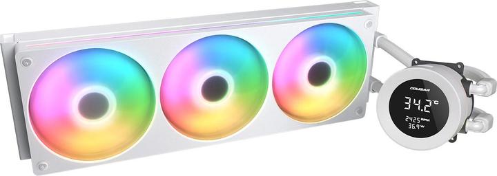 Produktbild Cougar CPU Wasserkühlung Poseidon Vistek 360, ARGB, Weiss
