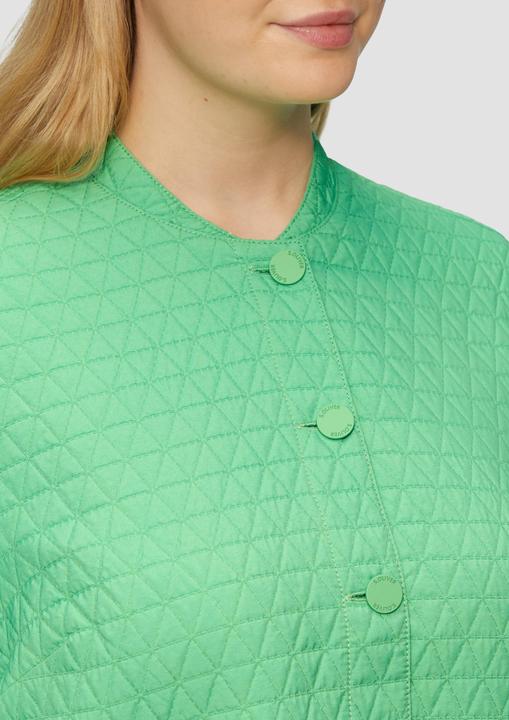 Image du produit S.Oliver Indoor-Jacke Strukturierter Blouson mit Stehkragen und Knopfleiste (46)
