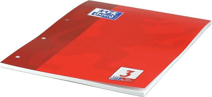 Image du produit Oxford Bloc de feuilles de travail, A4, linéature 3 (A4, Couverture rigide)