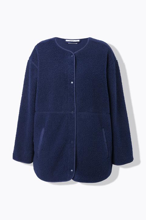 Produktbild Studio Untold Teddyfleece-Jacke, oversized, Rundhals (60)