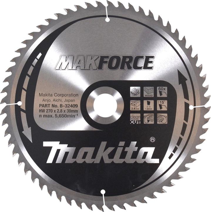Produktbild Makita MAKFORCE Sägeb. 270x30x60Z