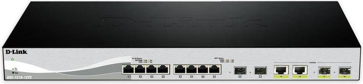 Actual product image D-Link Smart+ L2+ 10port 10GbE SFP+ & 2port Multigigabit Copper/SFP+ 100M/1G/2.5G/5G/10G (12 Ports)