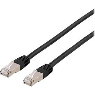 Deltaco patchkabel - 5 m - sort (5 m), Netzwerkkabel