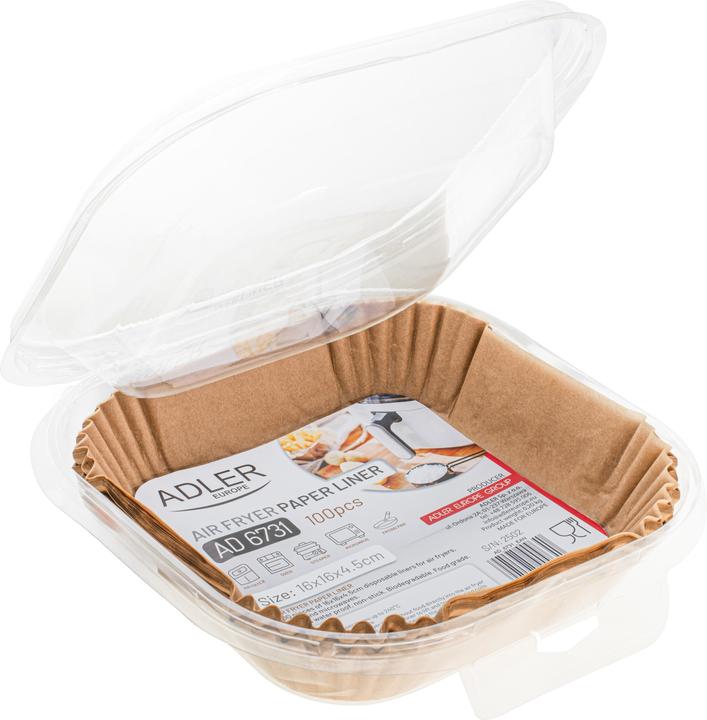 Actual product image Adler AD 6731 Papira cepamforma karsta gaisa friterim 16cm 100gb AD 6731 (5905575909640)