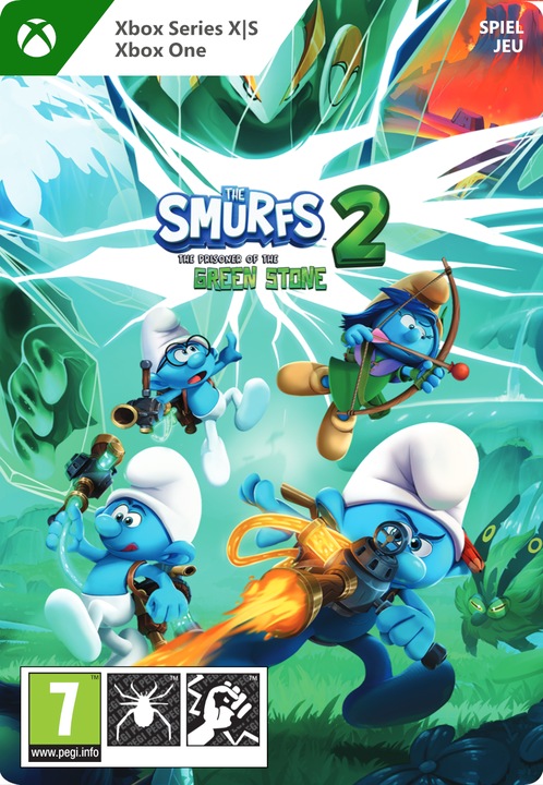 Actual product image Microsoft Xbox The Smurfs 2 The Prisoner of the Green Stone Download Code