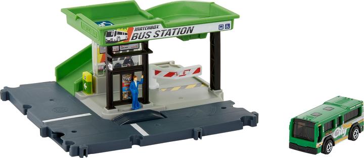 Matchbox Busstation speelset
