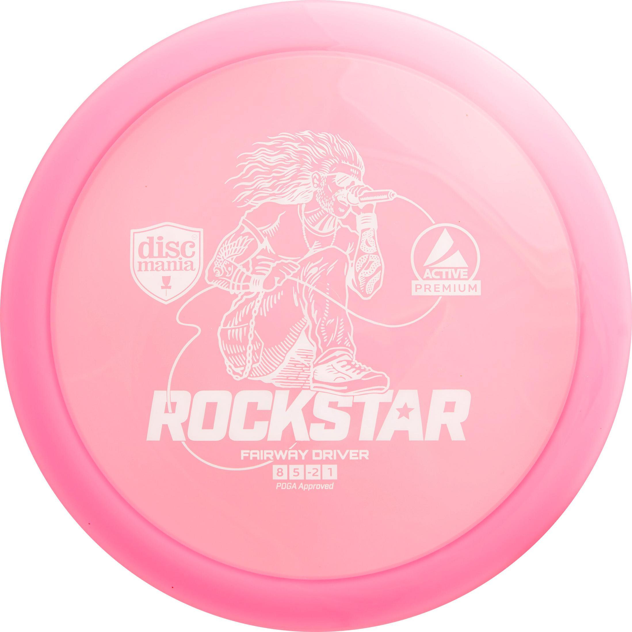 Discmania Discgolf Fairway Driver ROCKSTAR Active Premium Pink 8/5/-2/1