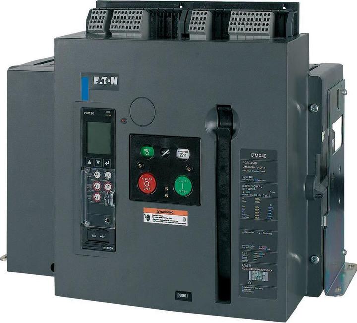 Produktbild Eaton Leistungsschalter, 4-polig, 2500 A, 66 kA, Selektivschutz, IEC, Festeinbau 183899