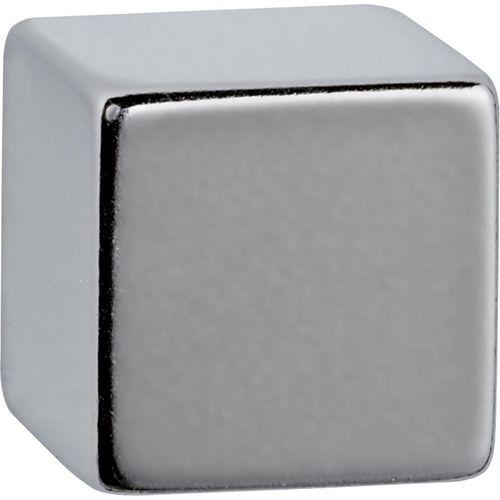 Actual product image Maul Neodymium cube magnet, 5 mm, adhesive force: 1.1 kg, silver (10 x)