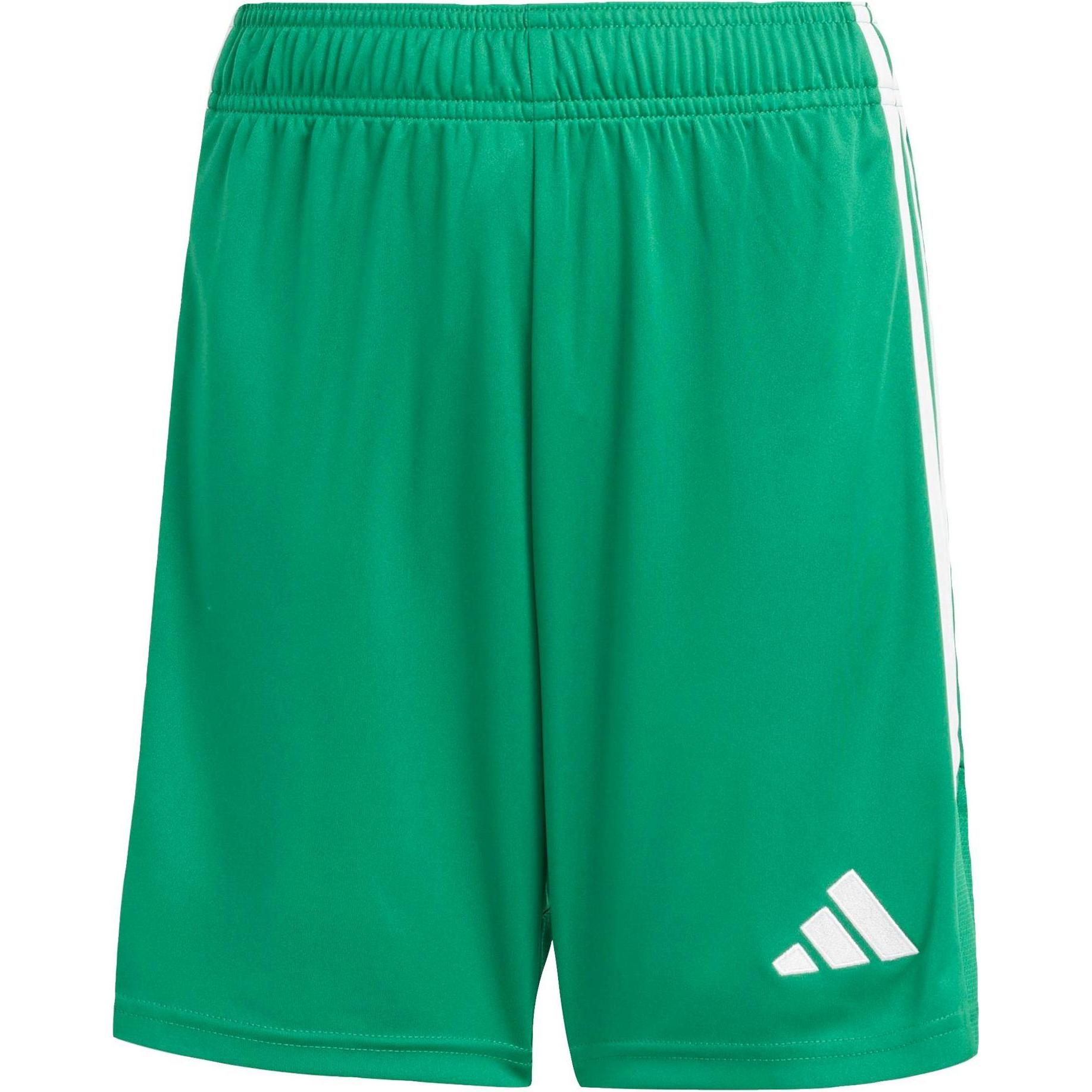 Adidas, Bambini, Pantaloni sportivi, grüne Kindershorts der Tiro League (164), Verde