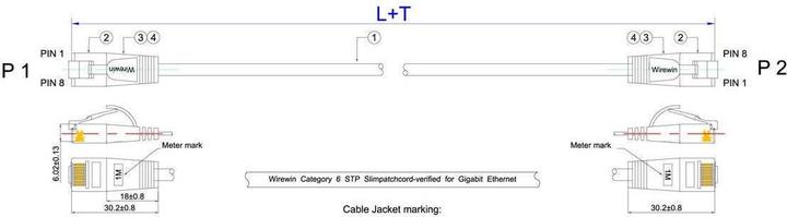 Produktbild Lightwin Netzwerkkabel (F/FTP, CAT6, 10 m)