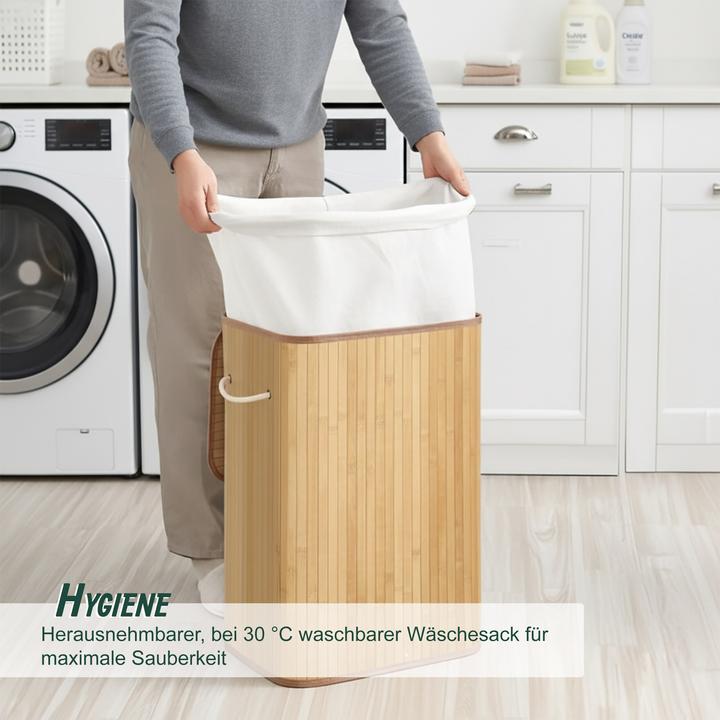 Actual product image Relaxdays laundry bin (80 l)
