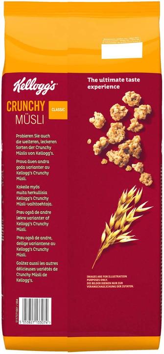 Produktbild Kellogg's Crunchy Müsli Classic 1500g (1500 g)