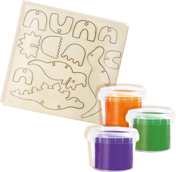 Produktbild Ses Clay - Dinosaurier-Holzskelette