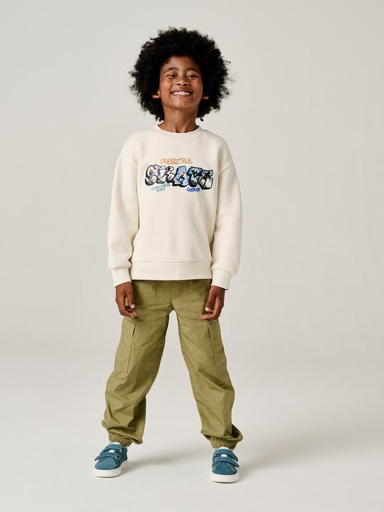 Produktbild Vertbaudet Jungen Sweatshirt mit grossem Sport-Motiv vorne (152)