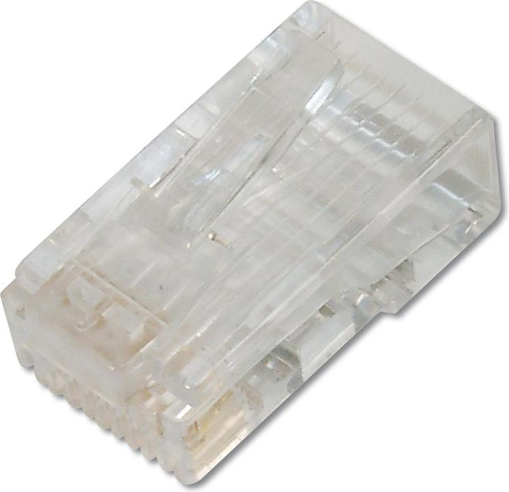 Actual product image Digitus ASSMANN CAT 6 Modular connector 8P8C unshielded for round cable two-piece Package incl. insert lo... (Network cable plug)