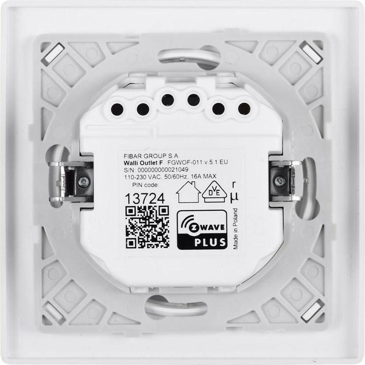Actual product image Fibaro Walli Outlet type F land