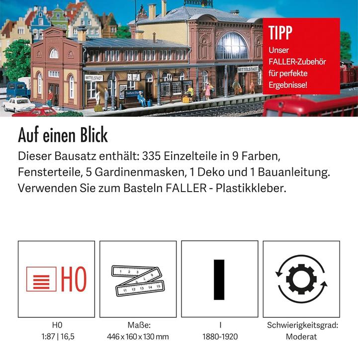 Produktbild Faller Bhf Mittelstadt