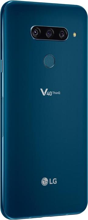 Produktbild LG V40 ThinQ (128 GB, Moroccan Blue, 6.40", Dual SIM, 4G)