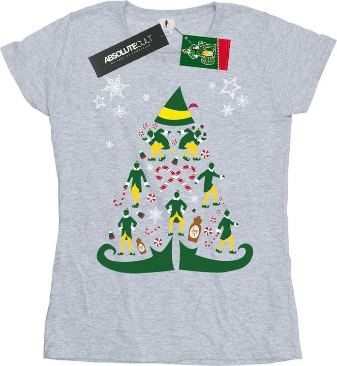 Immagine prodotto Elf Christmas Tree Maglietta Donna (S)