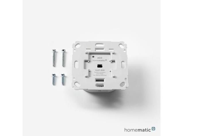 Actual product image Homematic IP Smart Home wall thermostat with switch
