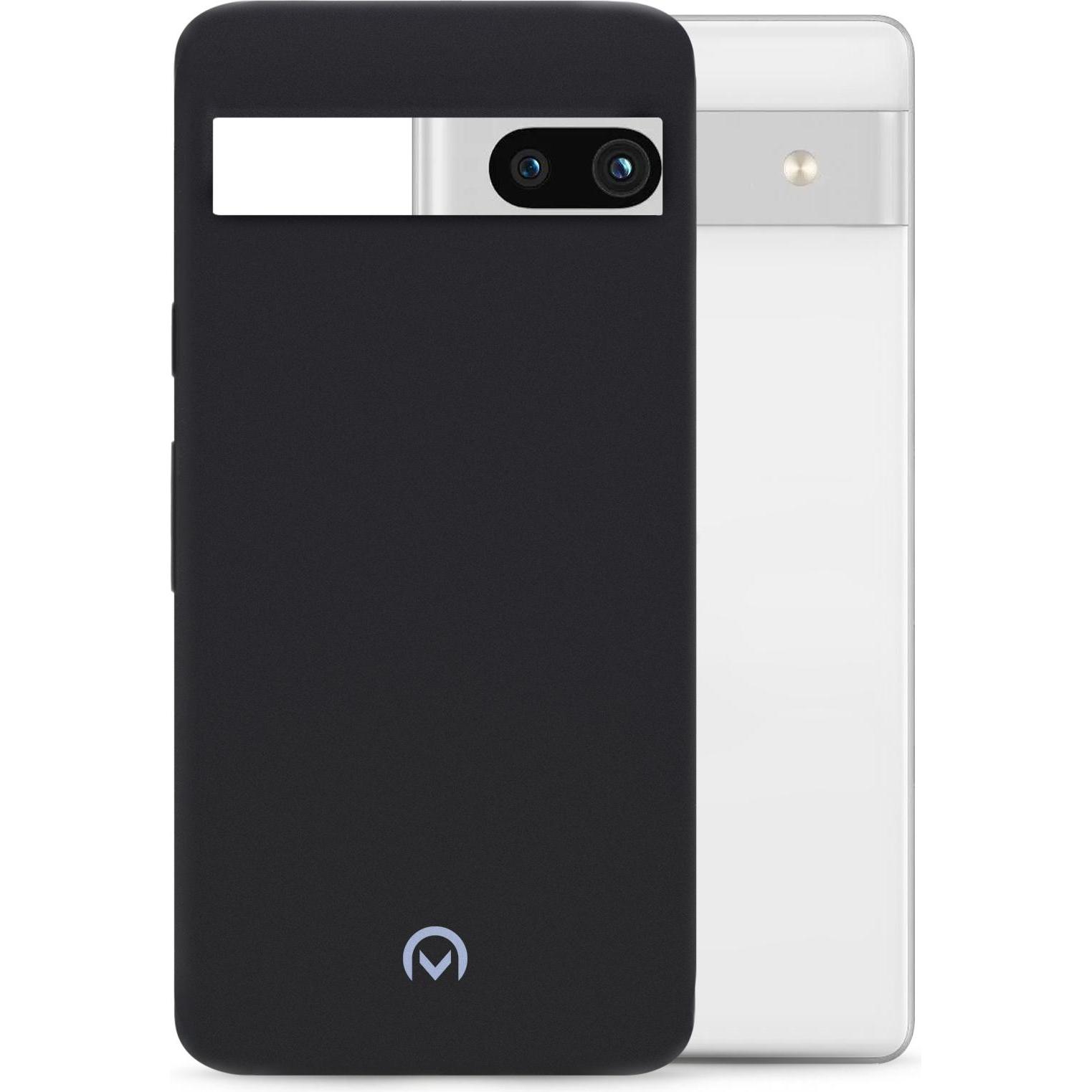 Mobilize Gummi-Gelly-Hülle (Google Pixel 7a), Smartphone Hülle, Schwarz