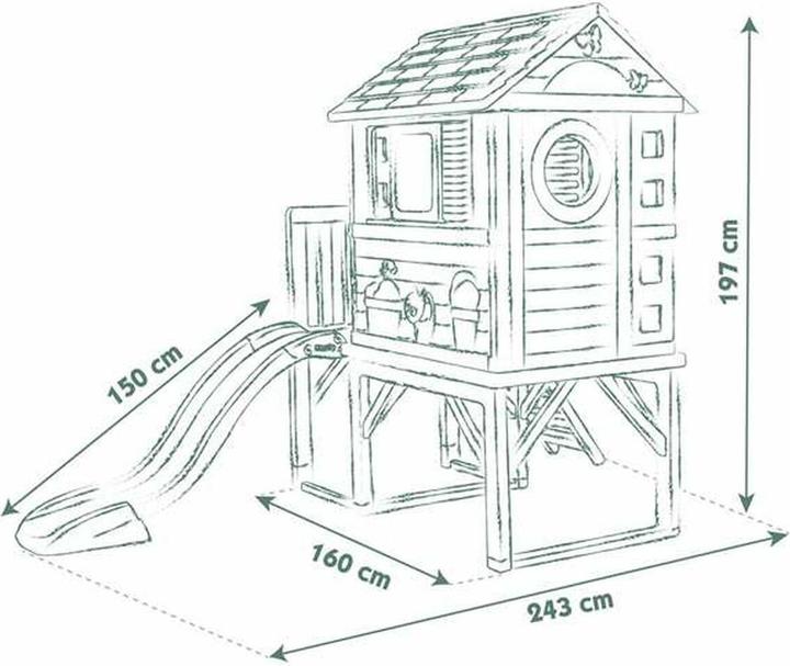Actual product image Smoby Life Spielhaus Stelzen