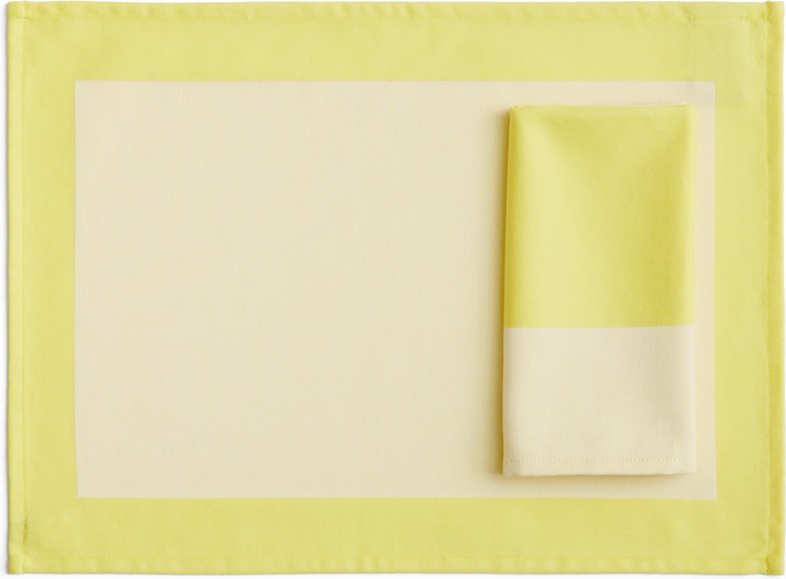 HAY - Ram Place Mat - Yellow (1 x)
