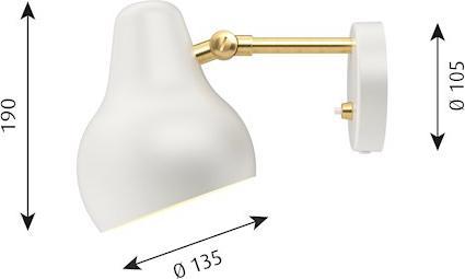 Actual product image Louis Poulsen Vl38 Led Wall Light (416 lm)