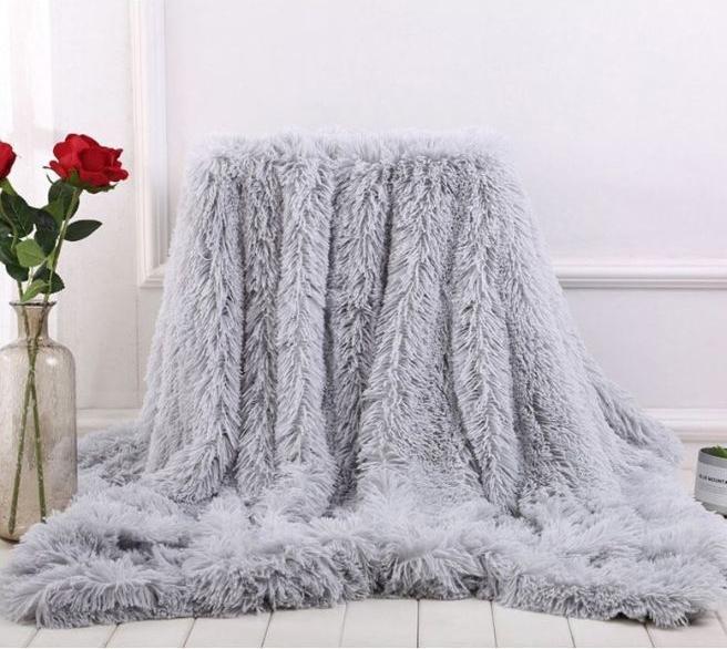 MU Style Shaggy Series Kuscheldecke (160 x 200 cm)