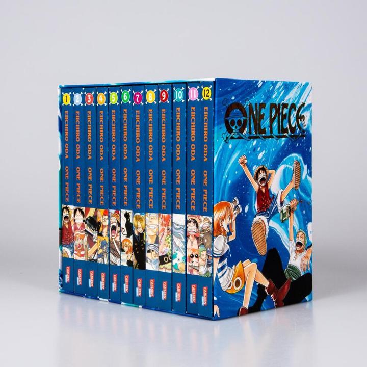 Produktbild One Piece Sammelschuber 1: East Blue (inklusive Band 1–12) (Deutsch, Eiichiro Oda, 2022)