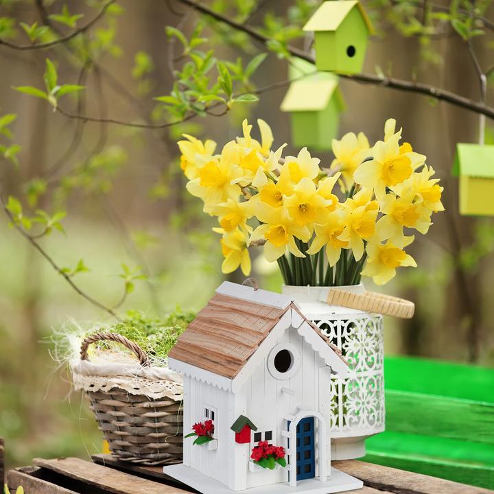 Actual product image Relaxdays Decorative bird house