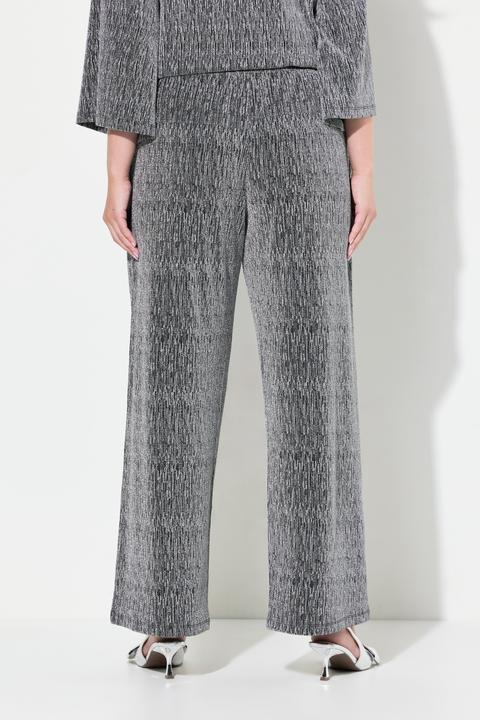 Produktbild Miamoda Hose, weites Bein, Glitzereffekt, Elastikbund (50)