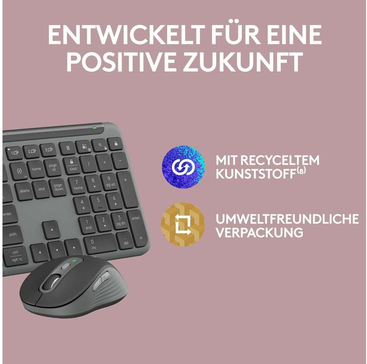 Produktbild Logitech Signature Slim Combo MK950 (Schweiz, Kabellos)