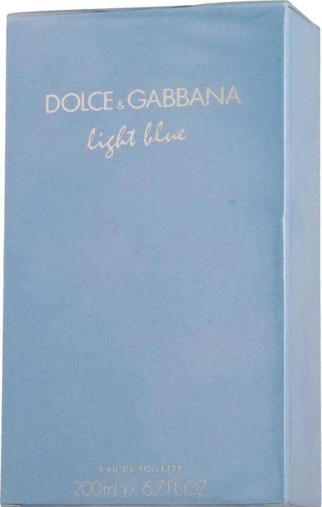 Actual product image Dolce & Gabbana light blue (Eau de toilette, 200 ml)