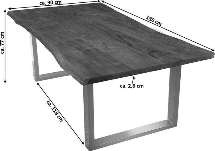 Actual product image SAM Mila (180 x 90 x 77 cm)