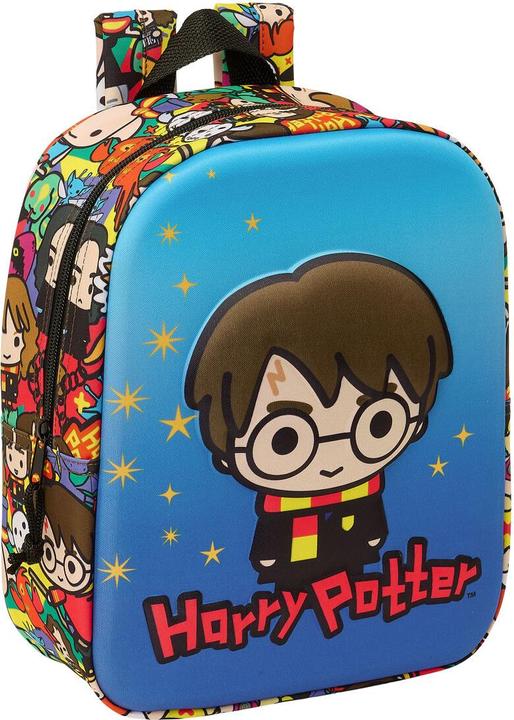 Produktbild Schulrucksack Blau Bunt 22 x 27 x 10 cm 3D