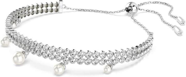 Actual product image Swarovski x Ariana Grande Armband Kristallperle Rundschliff Weiss Rhodiniert (13 cm, Metal)