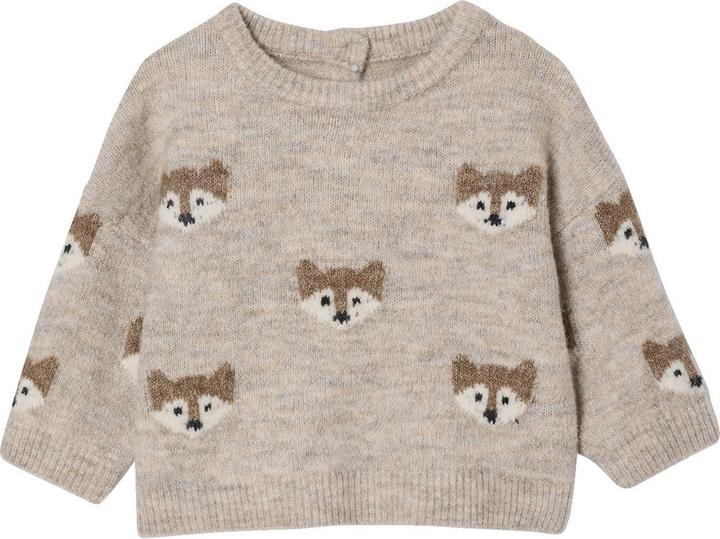 Actual product image Vertbaudet Baby Pullover Strick Fuchs (74)