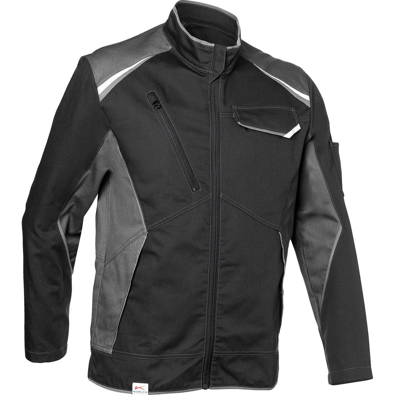 Kübler, Arbeitsjacke, Jacke ICONIQ schwarz/anthrazit Form 1140 Grösse L (L)
