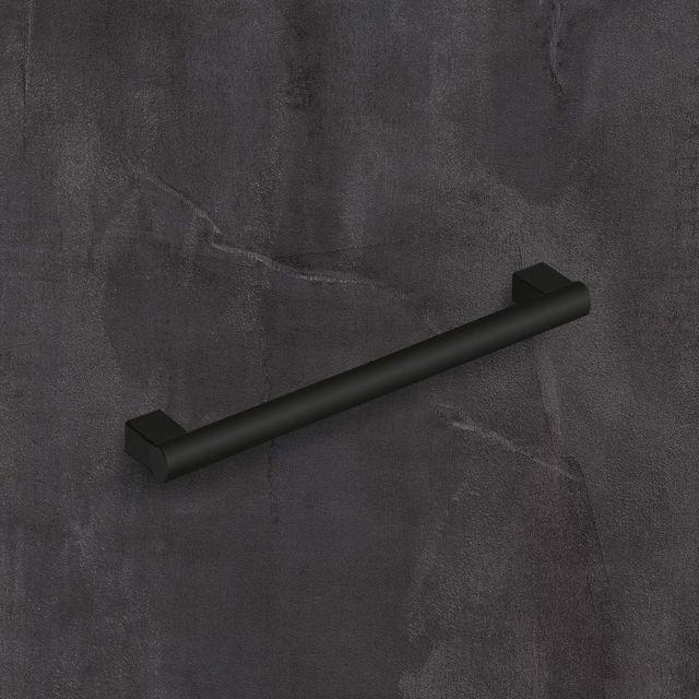 Actual product image Hettich Griff Vieste, 128mm, Schwarz matt