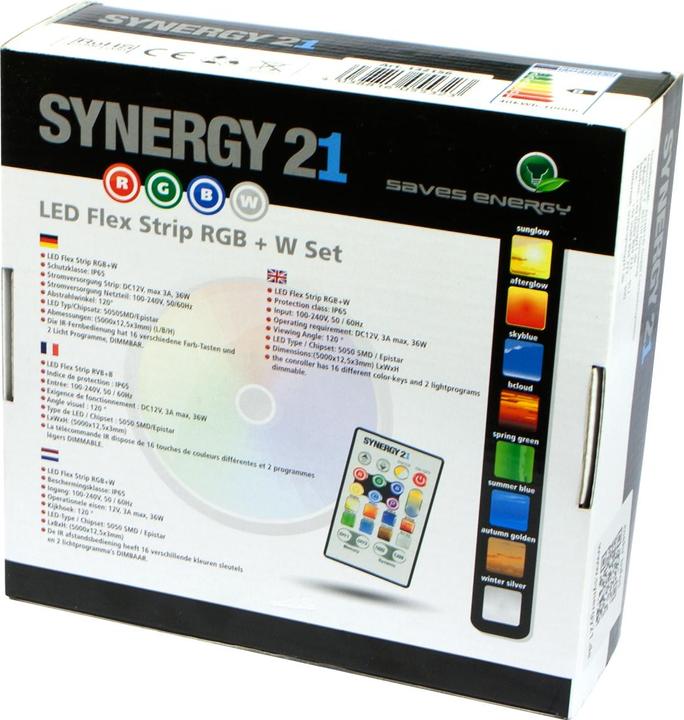 Produktbild Synergy 21 LED Flex Strip RGB-W DC12V KOMPLETT Set V2 (RGBW, 500 cm, Indoor)