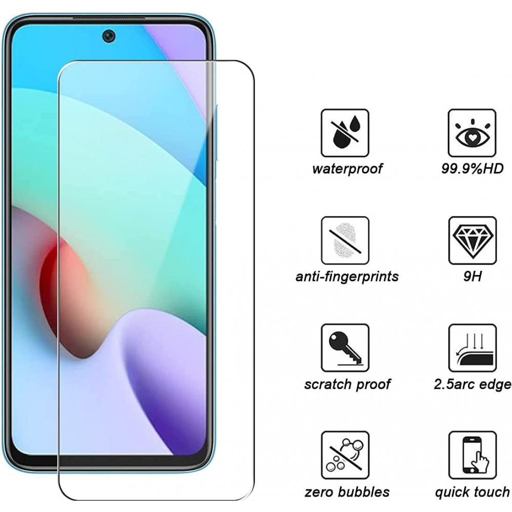 Thumbnail - Screenguard Xiaomi Redmi 10 Panzerglas Schutzfolie Case Friendly Design (1 Stück, Xiaomi Redmi 10), Smartphone Schutzfol...