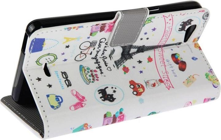 Produktbild König Design Schutzhülle Handytasche (Flip Quer) für Handy Wiko Highway Signs Motiv Eiffelturm (Wiko Highway Signs)